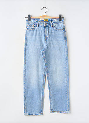 Jeans coupe droite stretch taille ajustable bleu JACK & JONES garçon