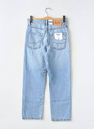 Jeans coupe droite stretch taille ajustable bleu JACK & JONES garçon