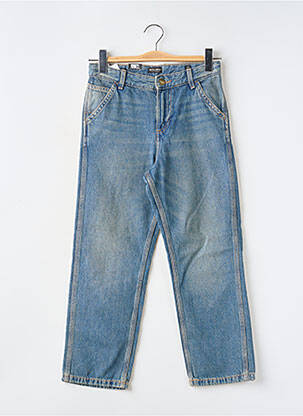 Jeans coupe droite stretch taille ajustable bleu JACK & JONES garçon