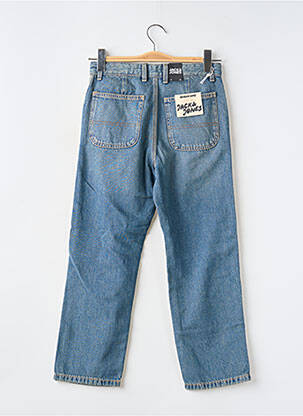 Jeans coupe droite stretch taille ajustable bleu JACK & JONES garcon