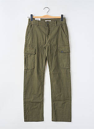 Pantalon cargo coupe droite taille ajustable vert GARCIA garçon