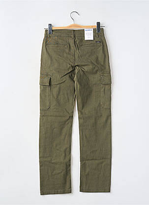 Pantalon cargo coupe droite taille ajustable vert GARCIA garçon