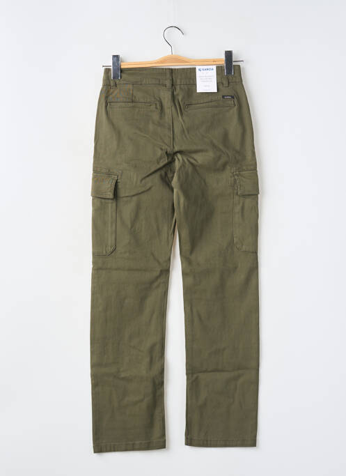 Pantalon cargo coupe droite taille ajustable vert GARCIA garcon