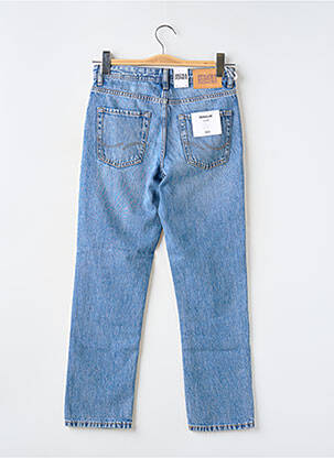 Pantacourt fermeture zippée sous rabat boutonné bleu JACK & JONES garçon