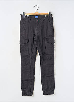 Pantalon cargo coupe droite noir JACK & JONES garçon