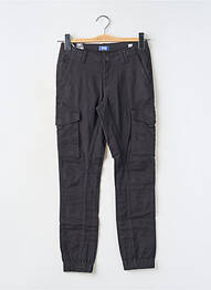 Pantalon cargo coupe droite noir JACK & JONES garcon