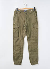 Pantalon cargo coupe droite vert JACK & JONES garcon