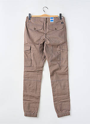 Pantalon cargo coupe droite marron JACK & JONES garçon