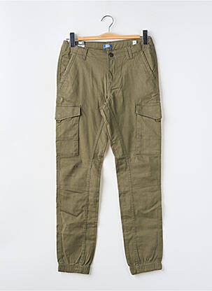 Pantalon cargo vert JACK & JONES pour garçon