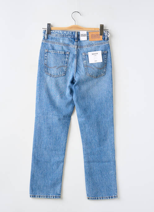 Pantacourt fermeture zippée sous rabat boutonné bleu JACK & JONES garcon