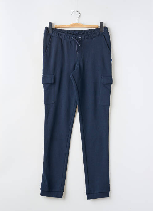 Pantalon cargo poches taille élastique bleu JACK & JONES garcon