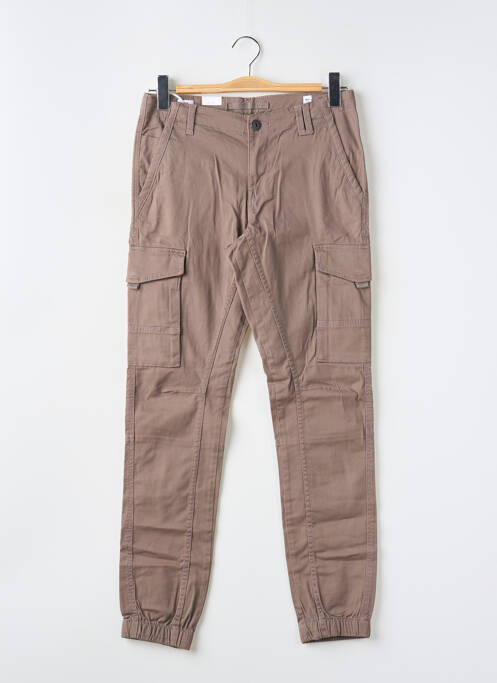Pantalon cargo marron JACK & JONES pour garçon