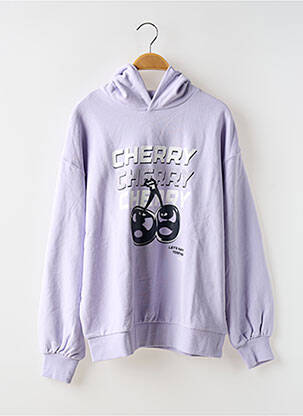 Sweat-shirt manches longues manches longues violet GARCIA fille