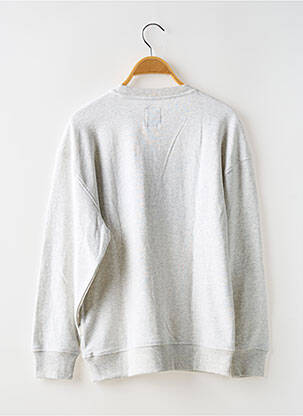 Sweat-shirt broderie manches longues gris GARCIA fille