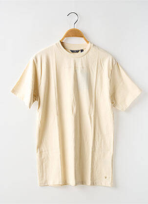 T-shirt coupe droite manches courtes beige LEVV LABEL garçon