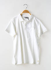 Polo blanc LEVV LABEL pour garçon seconde vue