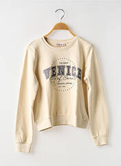 Sweat-shirt beige ONLY pour fille seconde vue
