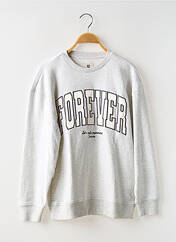 Sweat-shirt gris GARCIA pour fille seconde vue