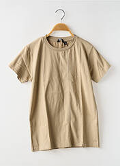 T-shirt beige LEVV LABEL pour garçon seconde vue