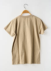 T-shirt beige LEVV LABEL pour garçon seconde vue