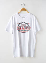 T-shirt blanc JACK & JONES pour garçon seconde vue
