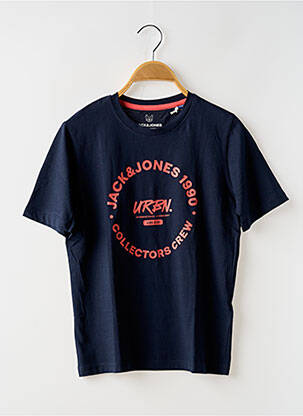 T-shirt bleu JACK & JONES pour garçon