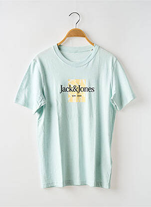 T-shirt bleu JACK & JONES pour garçon