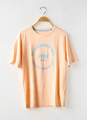 T-shirt orange JACK & JONES pour garçon seconde vue
