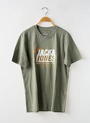 T-shirt vert JACK & JONES pour garçon seconde vue