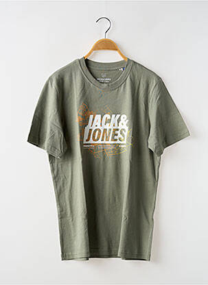 T-shirt vert JACK & JONES pour garçon