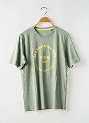 T-shirt vert JACK & JONES pour garçon seconde vue