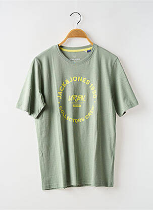T-shirt vert JACK & JONES pour garçon