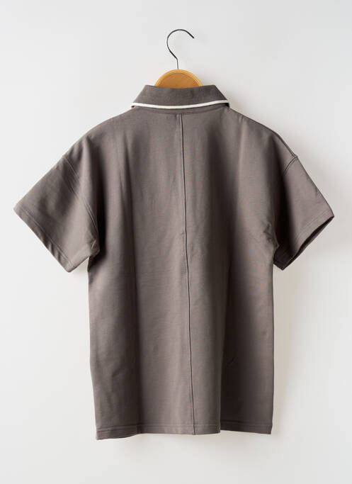 Polo marron LEVV LABEL garcon