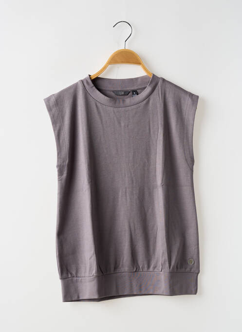 Débardeur gris LEVV LABEL pour fille