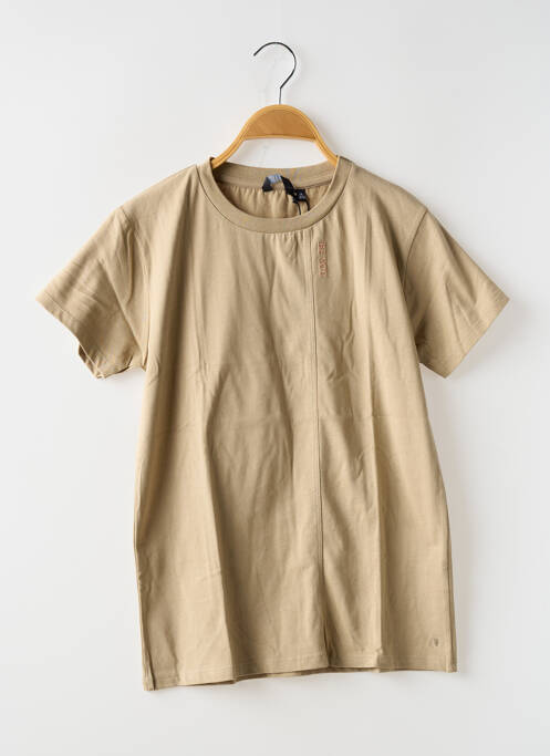 T-shirt beige LEVV LABEL pour garçon