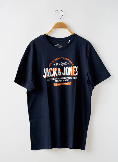 T-shirt bleu JACK & JONES pour garçon