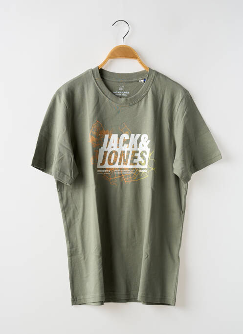 T-shirt vert JACK & JONES pour garçon