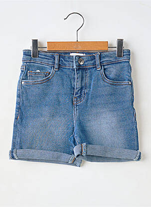 Short tissage denim bleu ONLY fille