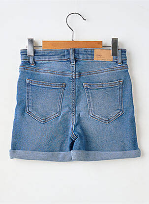 Short tissage denim bleu ONLY fille
