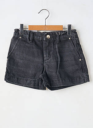 Short tissage denim noir ONLY fille