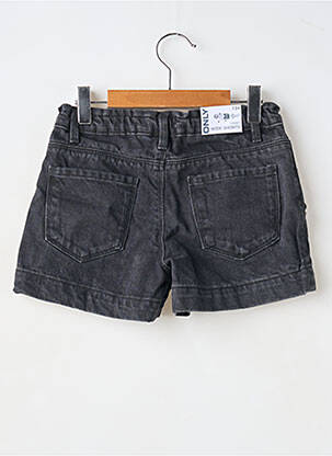 Short tissage denim noir ONLY fille