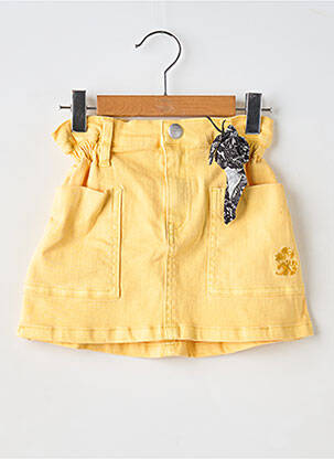 Jupe courte poches jaune GARCIA fille