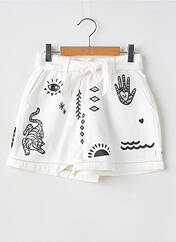 Short blanc IKKS pour fille seconde vue