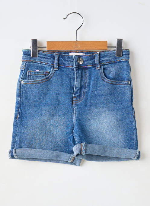 Short tissage denim bleu ONLY fille