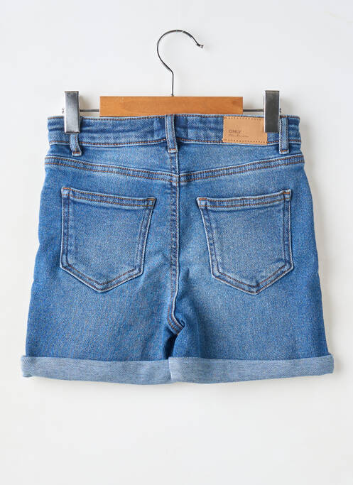 Short tissage denim bleu ONLY fille