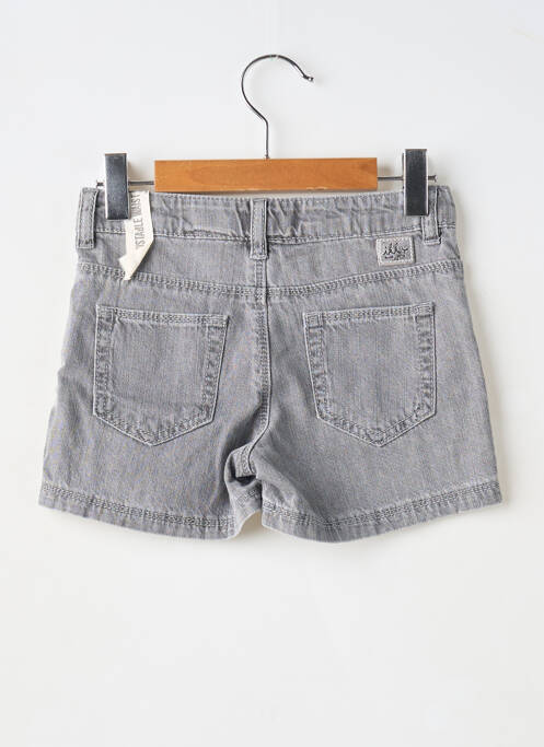 Short fermeture zippée sous rabat boutonné gris IKKS fille