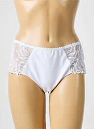 Shorty effet matière satinée blanc LOUISA BRACQ femme