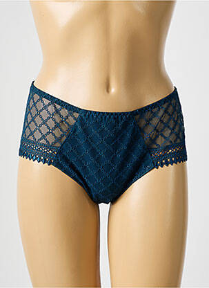 Shorty stretch bleu LOUISA BRACQ femme