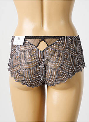 Shorty stretch marron LOUISA BRACQ femme