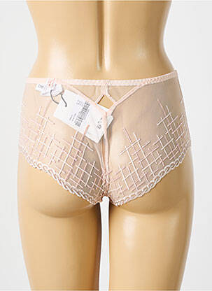 Shorty effet matière satinée rose LOUISA BRACQ femme